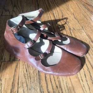 Chloe Italian leather ballet flats